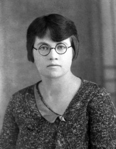 Louise (Franks) DeLong during her college days in the late 1920s.
