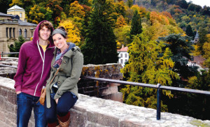 Clint and Jill (Young)â€ˆSargent are spending their first year as a married couple playing basketball in Heidelberg, Germany. 