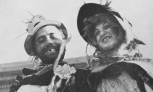 The 1938 Hobo Day royaltyâ€”Larry Hoscheid and Anita Quast.