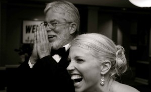 Pat and his daughter, Meghan, at her wedding.