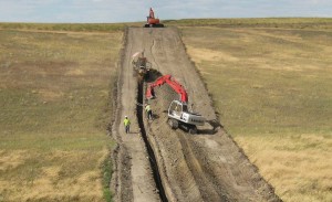 Collection System Installation at Rimrock Wind in Montana