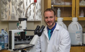 Assistant Professor Joshua Reineke of the South Dakota State University Department of Pharmaceutical Sciences