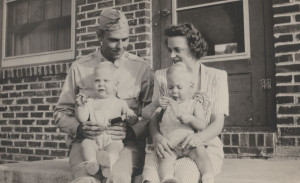 John and Lela Sandfort with their two children.
